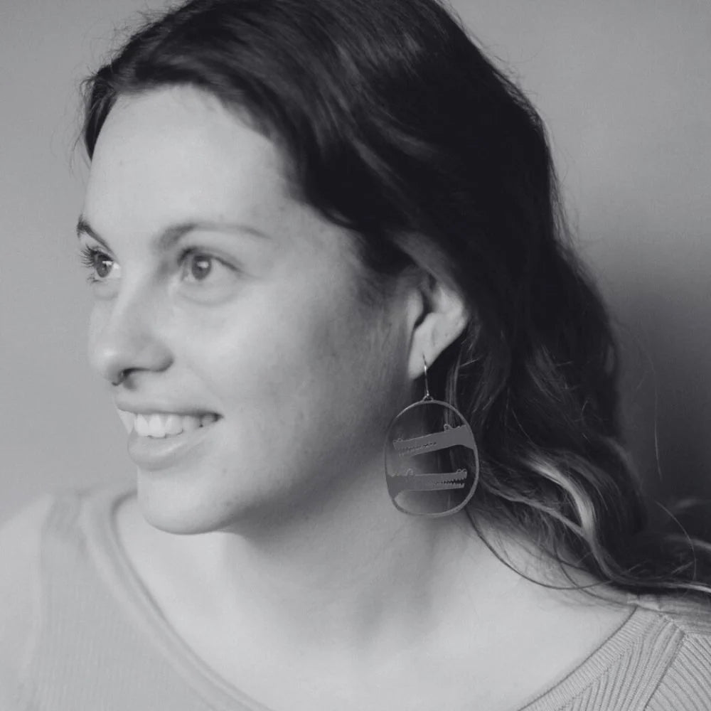 Denz & Co - Croc Earrings - Hot Pink