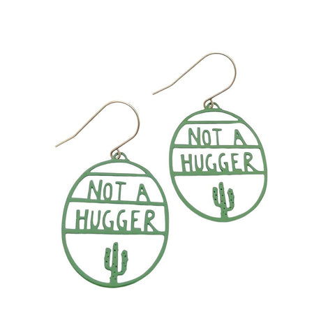 Denz & Co - Midi Not A Hugger Earrings - Green