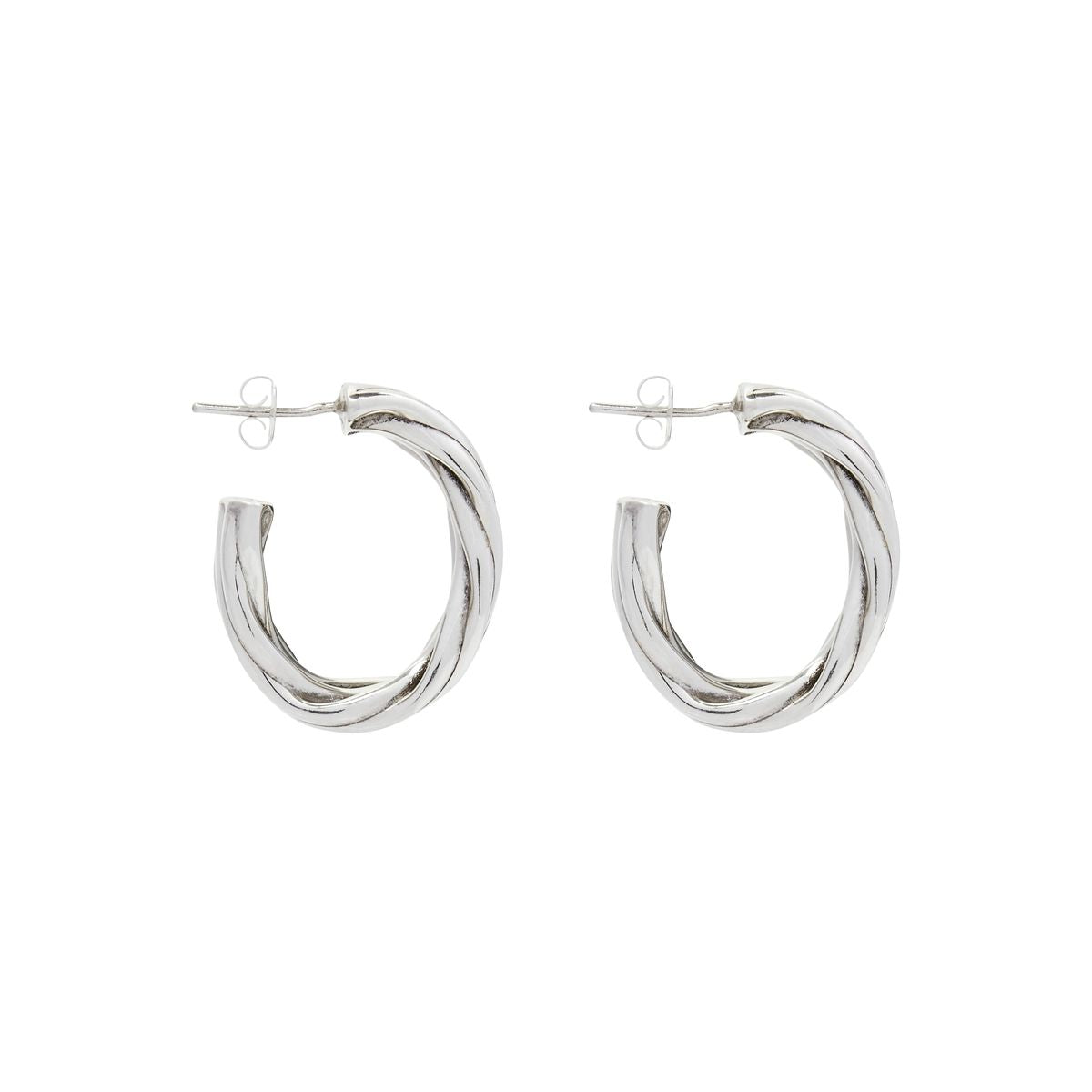 Najo E6601 Brightly Silver Earrings