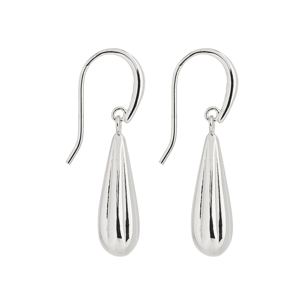 Najo E6730 Raya Baton Drop Silver Earrings