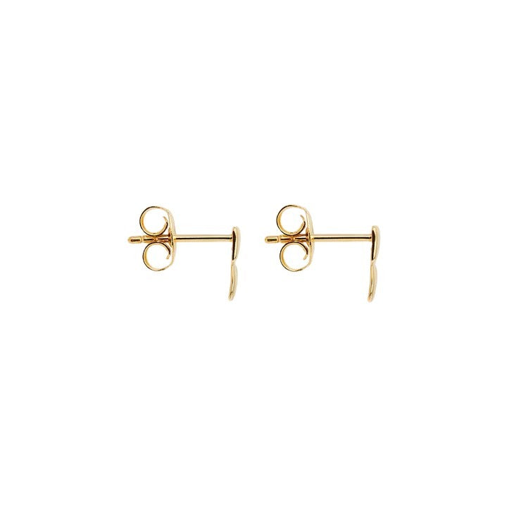 Najo E6816 Weave Stud Earrings - Gold