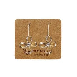 Ear Mints - Cubic Open Flower Hook Earrings