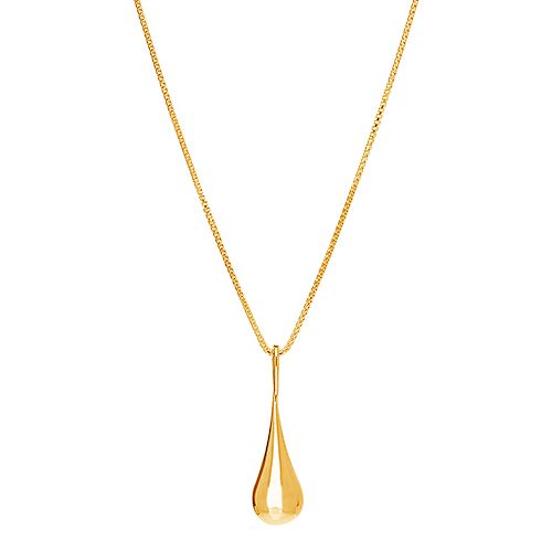 Najo N6220 My Silent Tears Yellow Gold Necklace