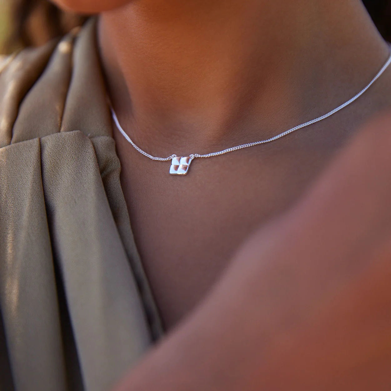 Najo N6815 Weave Necklace - Silver