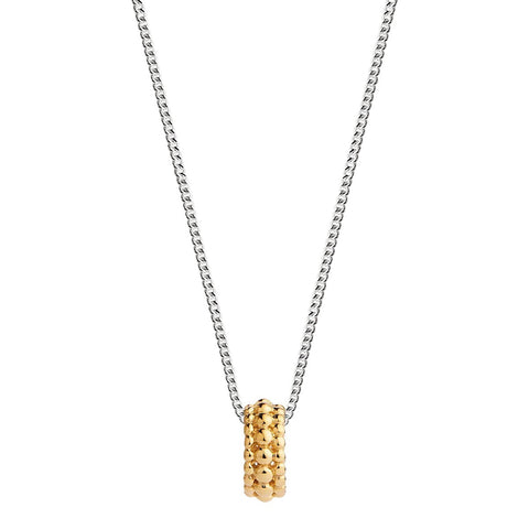 Najo N6837 Chia Two-Tone Necklace - Silver + Gold