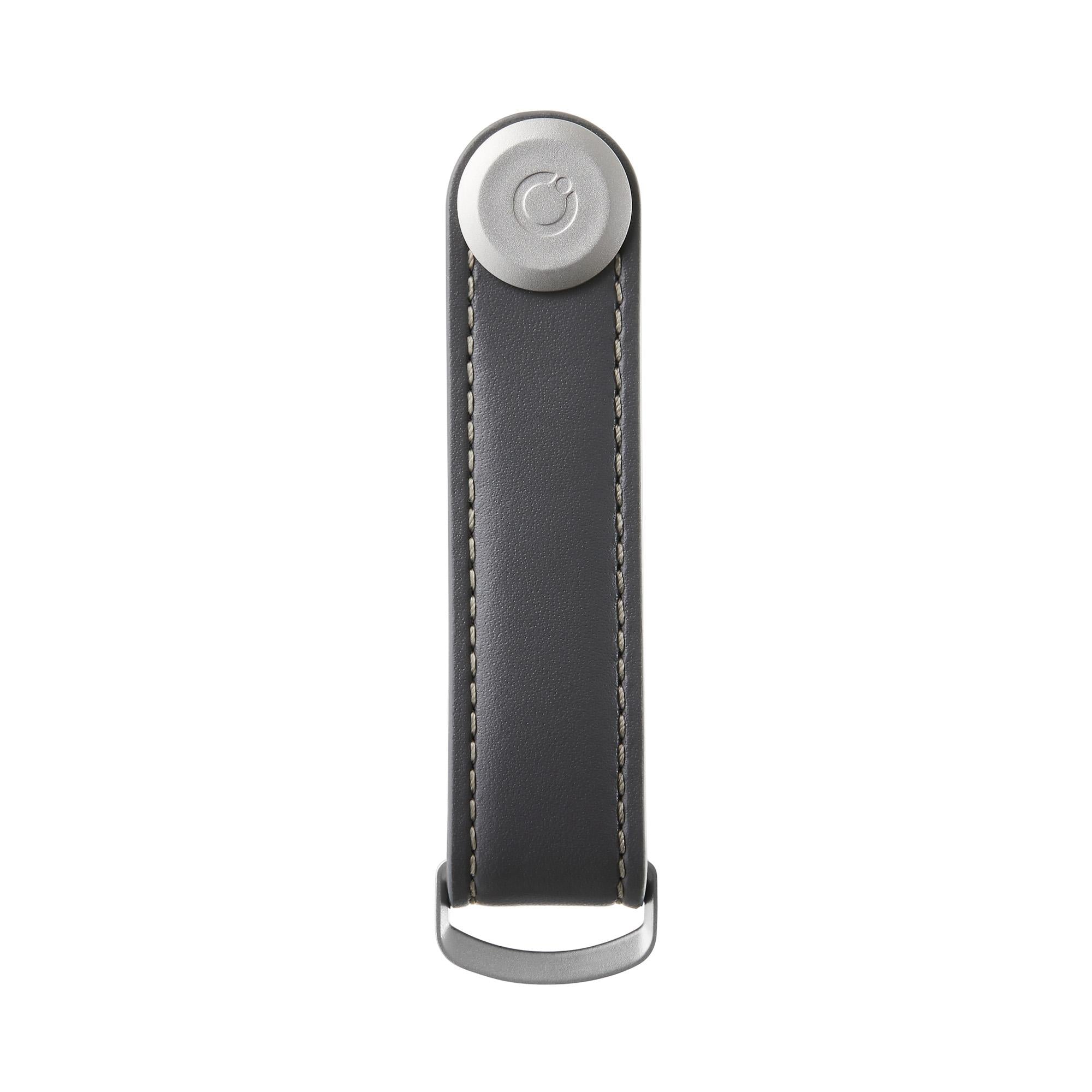 Orbitkey - Leather Charcoal with Grey Stitching