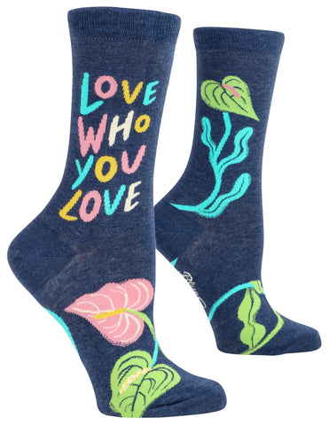 Blue Q - Crew Socks - Love who you love
