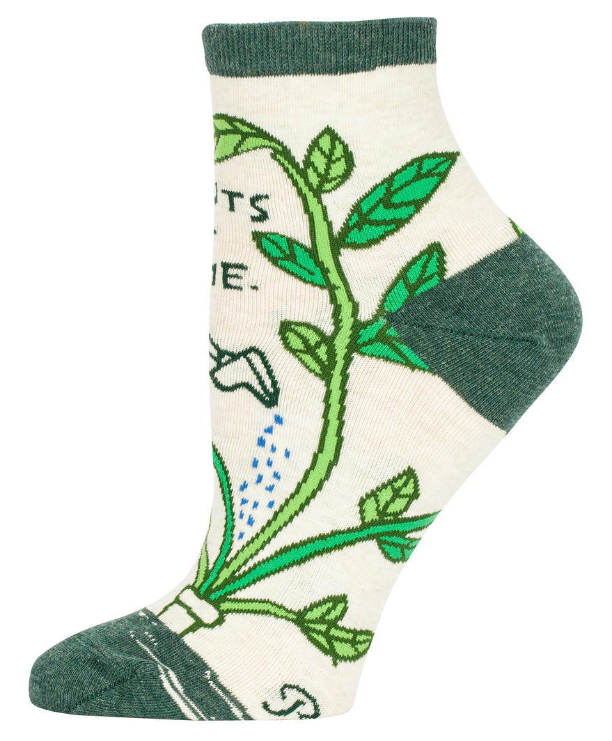 Blue Q - Ankle Socks - Plants Get Me