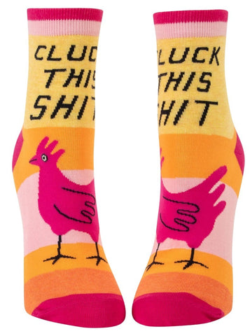 Blue Q - Ankle Socks - Cluck This Sh!t