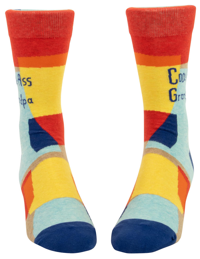 Blue Q - Men's Socks - Cool-Ass Grandpa