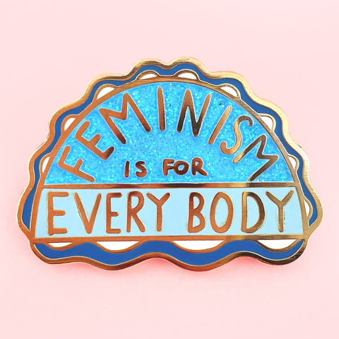 Lapel Pin - Feminism is for Every Body