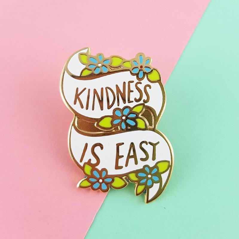 Lapel Pin - Kindness is Easy