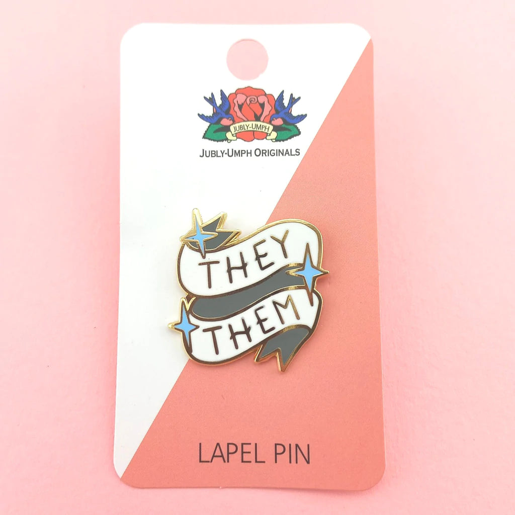Lapel Pin - They/Them Pronoun